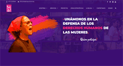 Desktop Screenshot of mujeryfuturo.org