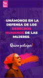 Mobile Screenshot of mujeryfuturo.org