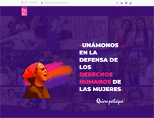 Tablet Screenshot of mujeryfuturo.org